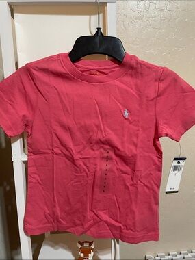 Polo by Ralph Lauren Boys' Coral Red Short Sleeve Tee